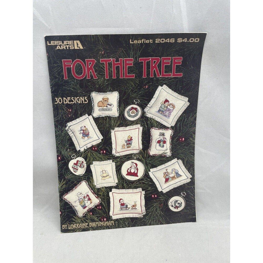 Leisure Arts For The Tree Christmas 30 Designs Cross Stitch Pattern 2046